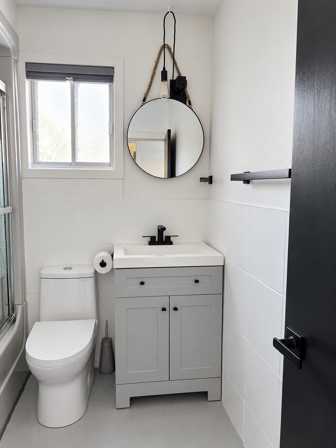 Salle de bain après travaux — Montréal.